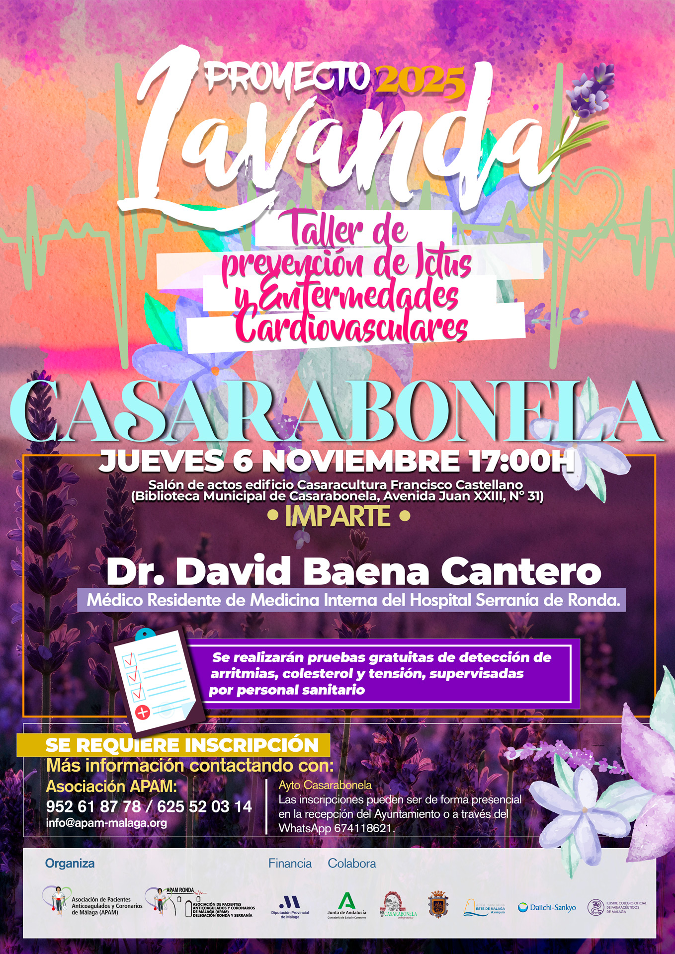 Taller prevención del Ictus Casarabolena 6 Noviembre